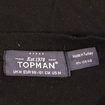 Pánské tričko Topman černé