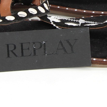 Dámské sandále Replay černé se cvočky