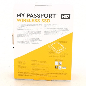 Ext. disk WD My Passport Wireless SSD 500 GB