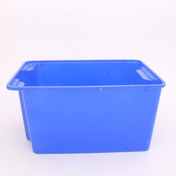 Box plastový modrý bez víka