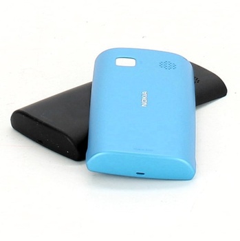 Výměnné zadní kryty Nokia 500 černý a modrý