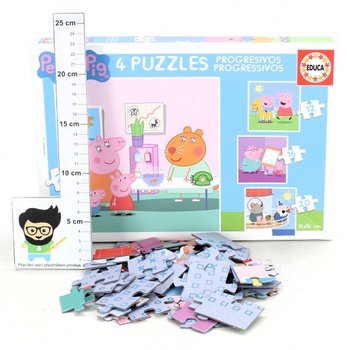 Dětské puzzle Educa Peppa Pig 4 obrázky