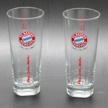 Sklenice FC Bayern München 22980 2 kusy