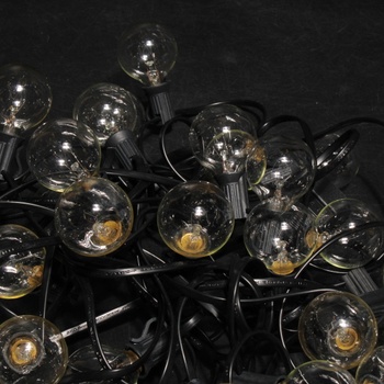 Světelný řetěz žárovky do elektriky