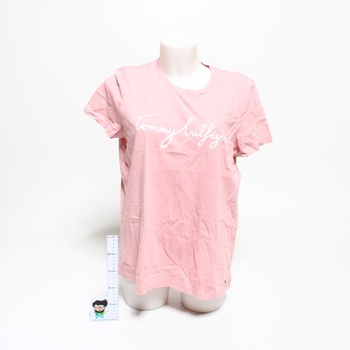 Dámské tričko Tommy Hilfiger, růžové, XL
