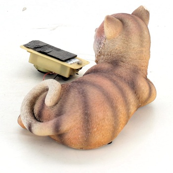 Dekorace keramická kočka na baterie