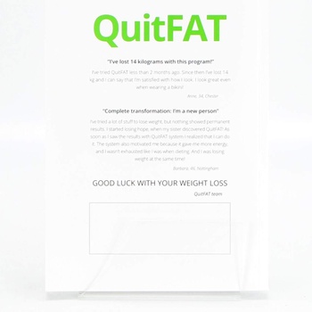 Kniha QuitFAT průvodce zdravým stravováním