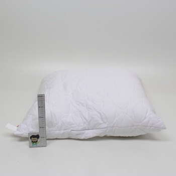 Bílý polštář Sleepling 80 x 80 cm 