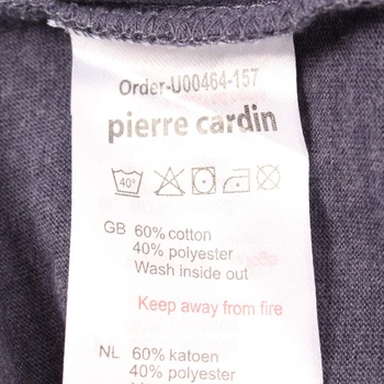 Pánské tričko Pierre Cardin šedo fialové