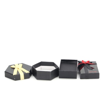 Dárkové krabičky na šperky černé 2 ks