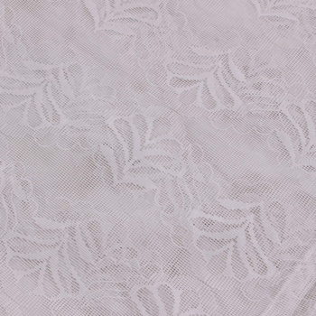 Záclona bílá se vzorem 205x140 cm
