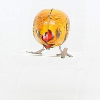 Plechový papoušek na klíček