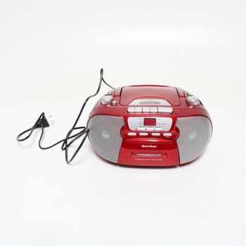 Přenosné rádio s CD Karcher RR 5040 červené