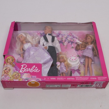 Panenka Mattel Barbie jako nevěsta v sadě