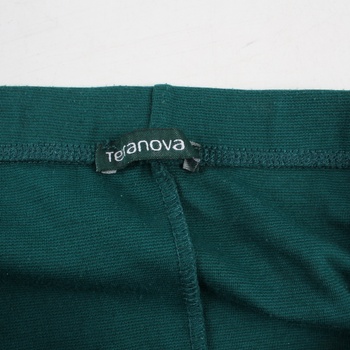 Dámské šaty s volánem zelené Terranova