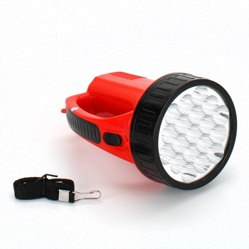 Přenosná svítilna Portable 19 LED červená