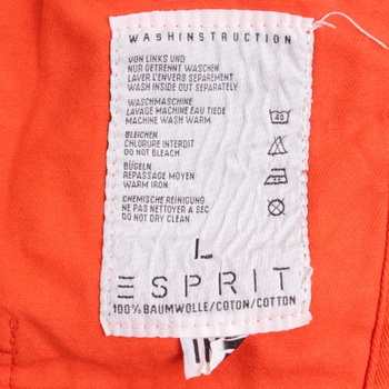 Dámská vesta Esprit Jeans odstín oranžové