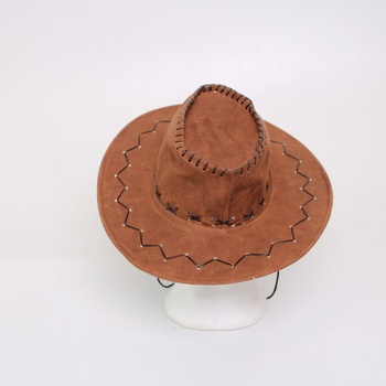 Kovbojský klobouk hnědý 58 cm