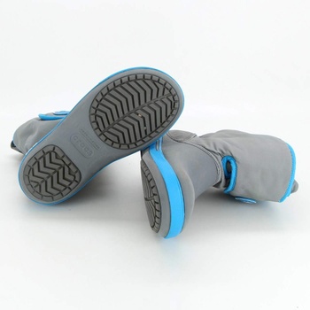 Dětské zimní boty Crocs šedé barvy