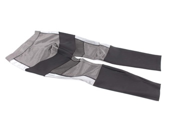 Dámské úzké kalhoty H&M šedočerné