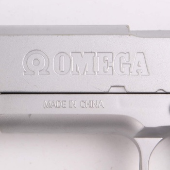 Kuličková pistole Omega stříbrná