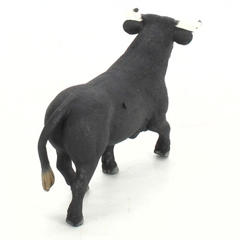 Figurky zvířat  černý býk plast