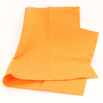 Úklidová utěrka oranžové barvy