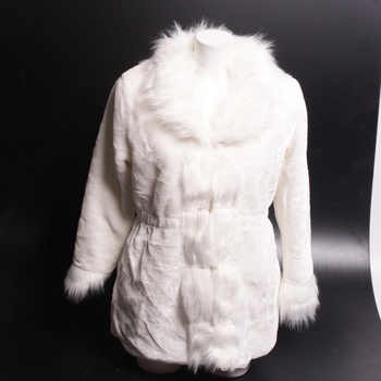 Dámský kabát Fashion, bílý, vel. S