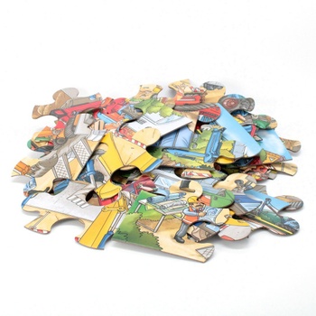 Dětské puzzle Wimmelbuchverlag Bagger XXL