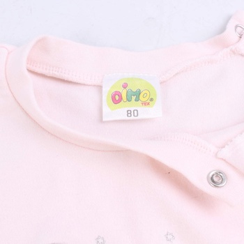 Dětské tričko Oimo růžové s oslíkem