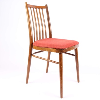 Polstrovaná dřevěná jídelní židle