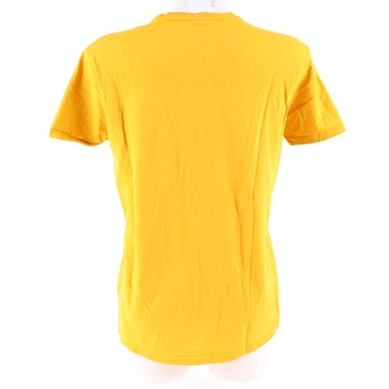 Pánské tričko Reserved žluté s potiskem
