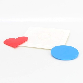 Dětská hra plastová deska se srdcem a kruhem