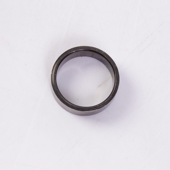 Ocelový prsten tmavý s křížkem