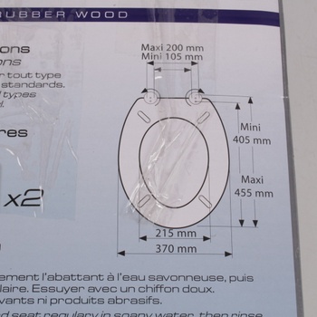 Záchodové prkénko Celco Design rubber wood