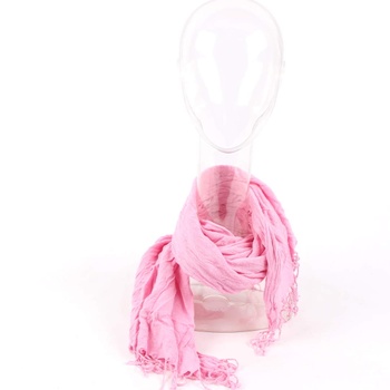 Dámský šátek růžové barvy