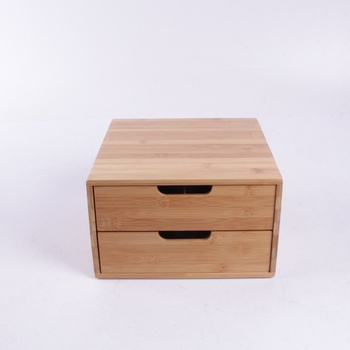 Úložný box RelaxDays z bambusu 2 zásuvky