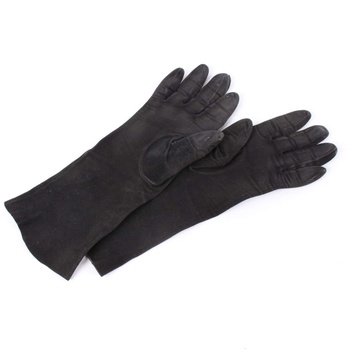 Prstové elegantní rukavice černé dámské
