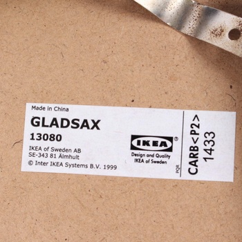 Plastový rámeček na vinyl IKEA Gladsax černý