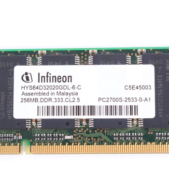 Paměť Infineon HYS64D32020GDL-6-C 256 MB