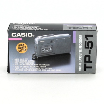 Diktafon Casio TP-51 černý