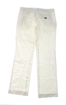Dámské kalhoty Luxury bílé barvy 