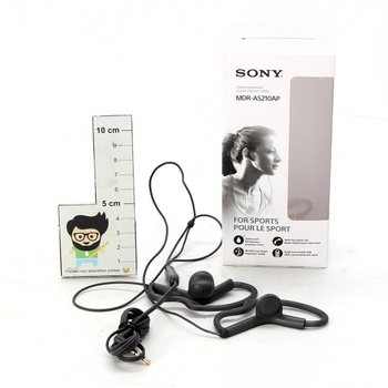 Sluchátka Sony MDR-AS210AP šedá