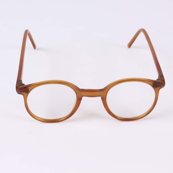 Dioptrické brýle s hnědou obroubou