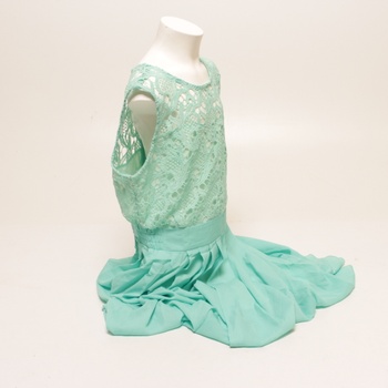 Dámské šaty Zanzea krajkové zelené