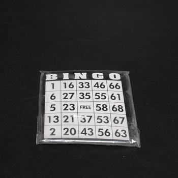 Bingo hra Retroh RT17737 černá