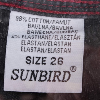 Dámské kalhoty Sunbird černé s červeným švem