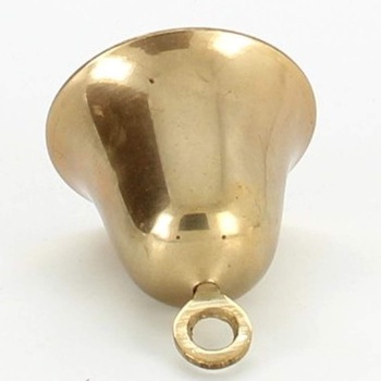 Bronzový zvonek s kroužkem na zavěšení