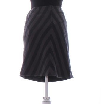Dámská sukně H&M černo-šedá s pruhy