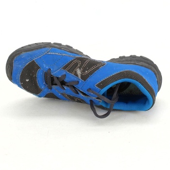 Dětské outdoorové boty Quechua modro-černé